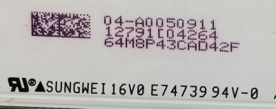 KIT DE LED'S PARA VIZIO ((INCOMPLETO SOLO 2 PIEZAS)) / NUMERO DE PARTE LBM280P0601-Q-2 / 64M8P43CAD42F / E74739 / PANEL TPT275B5-A014 REV:S11D / MODELOS E280-B1 LTT3PRBQ / D28H-C1 LTT3TFAR / NOTA IMPORTANTE:KIT CONSTA DE 3 PIEZAS EN TOTAL - Imagen 3